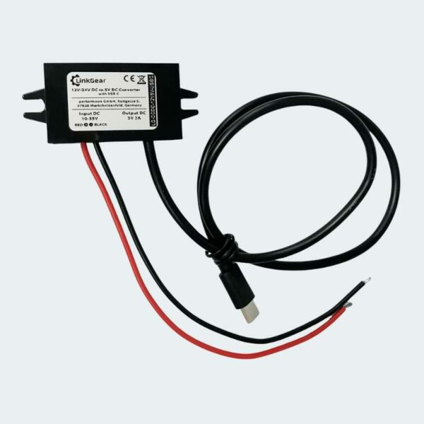 DC-DC 9-35V zu 5V Spannungswandler  USB-C 3A 18W