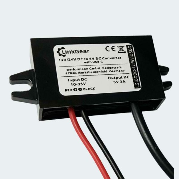 DC-DC 9-35V zu 5V Spannungswandler  USB-C 3A 18W – Bild 2