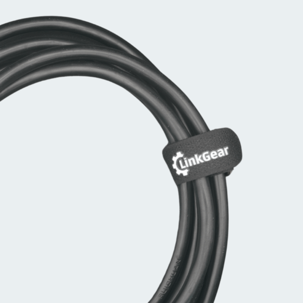 Velcro Cable Ties with Metal Hook (25cm, 10 pcs) - Image 5