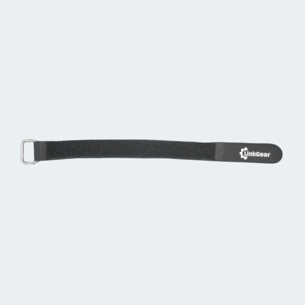 Velcro Cable Ties with Metal Hook (25cm, 10 pcs) - Image 2